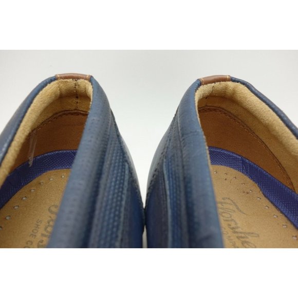 Florsheim Navy Blue Leather Slip On Loafers Shoes Men\'s 10 M main image 11